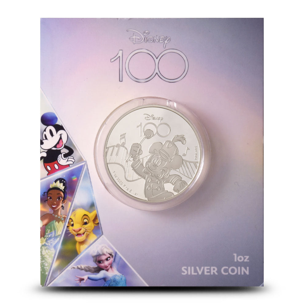 Mickey 1 ounce pure silver