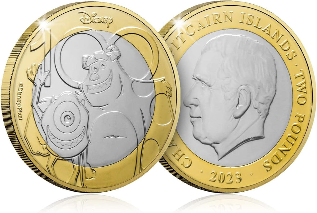 Disney 100th Anniversary Annual 6 Coin Set 2023 Brilliant Uncirculated 50p £2 £5