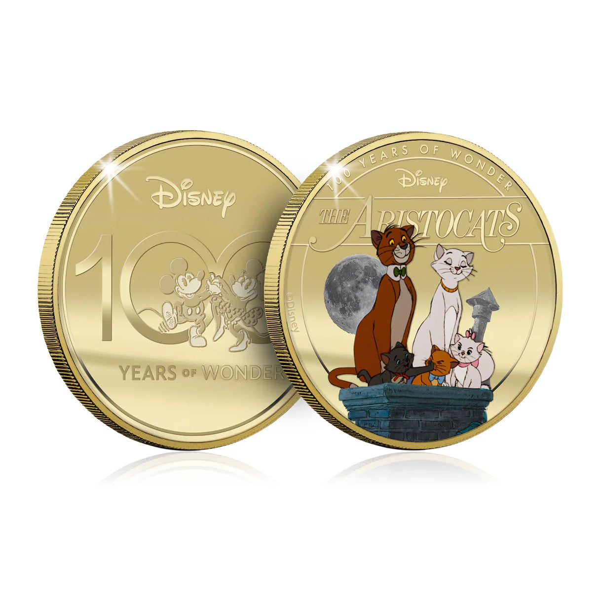 Aristocats gold plated 44mm