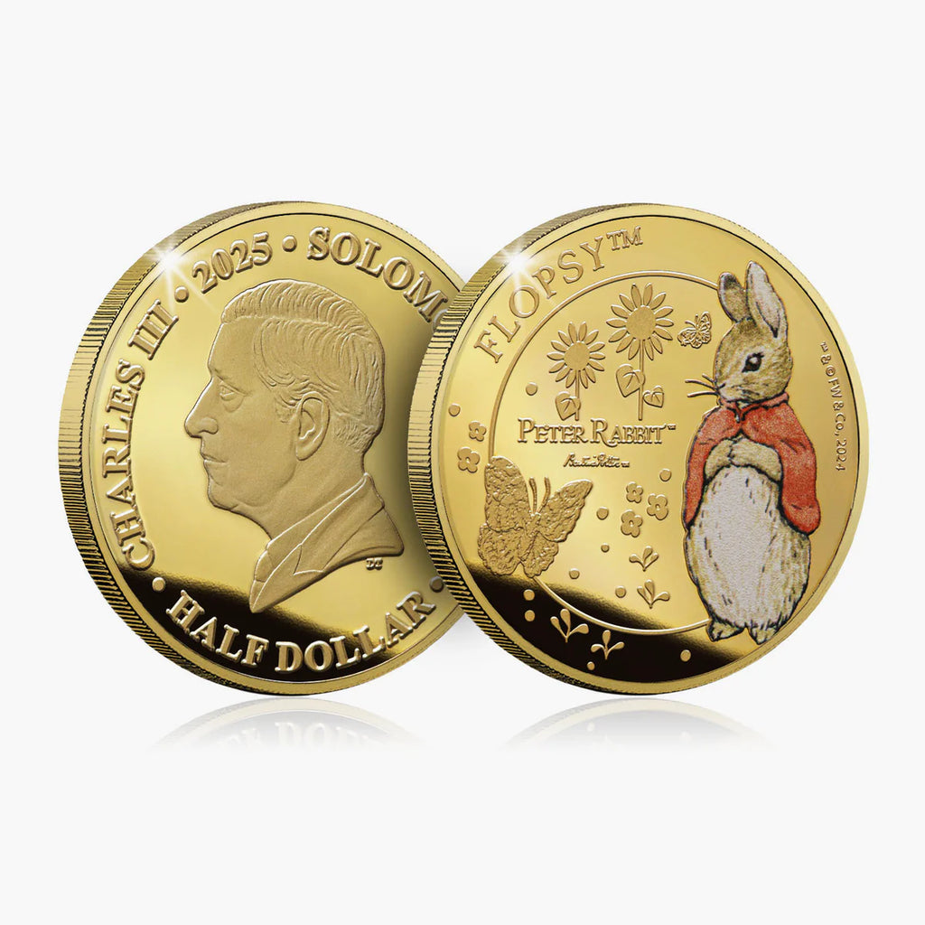 Whiskers and Tales Peter Rabbit Complete Coin Collection