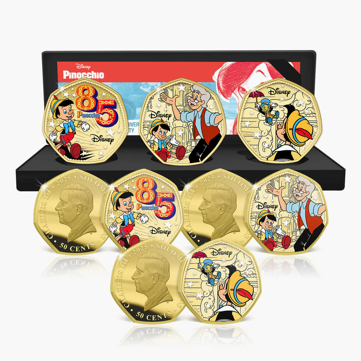 Pinocchio 85th Anniversary 2025 Gold Plated Box Set Edition