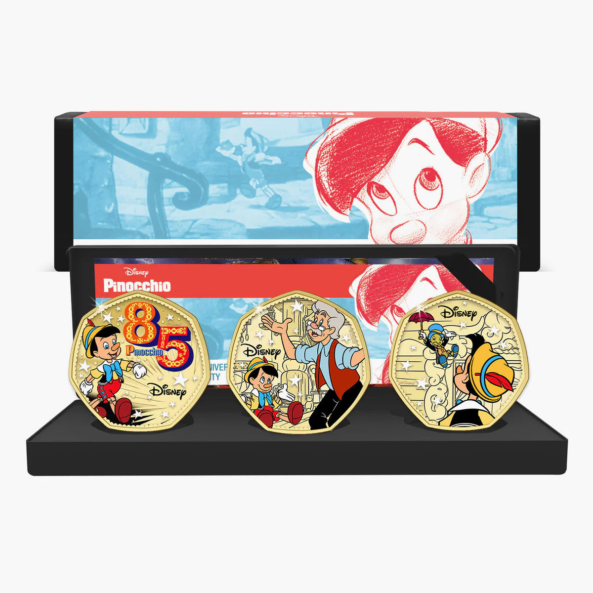 Pinocchio 85th Anniversary 2025 Gold Plated Box Set Edition