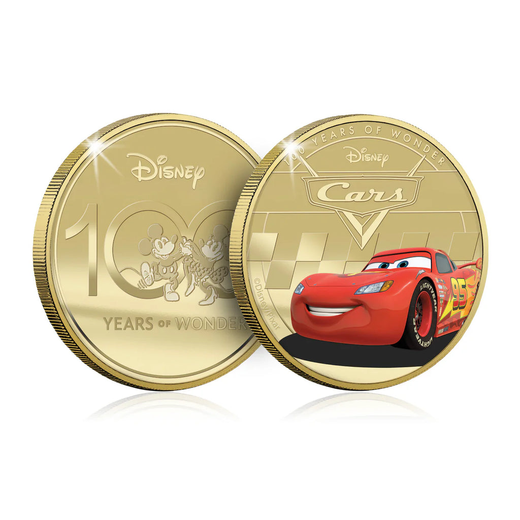 Cars gold plated 44mm