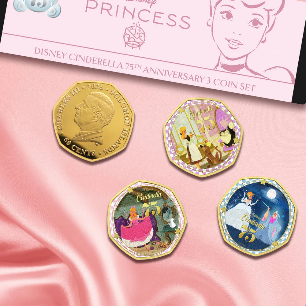 Cinderella 75th Anniversary 2025 Gold Plated Box Set Edition