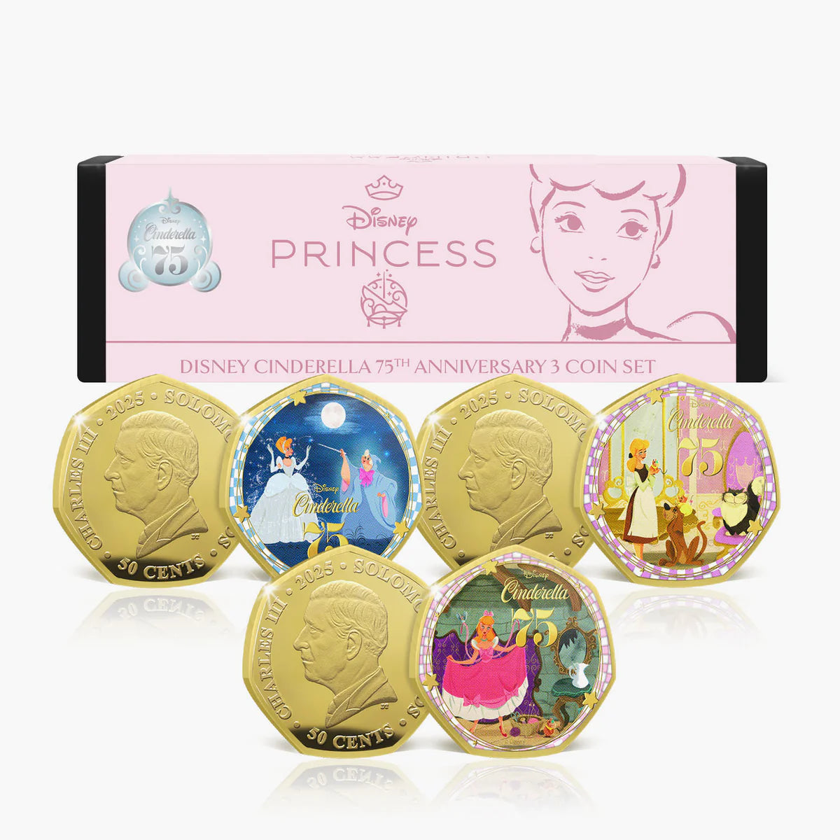 Cinderella 75th Anniversary 2025 Gold Plated Box Set Edition