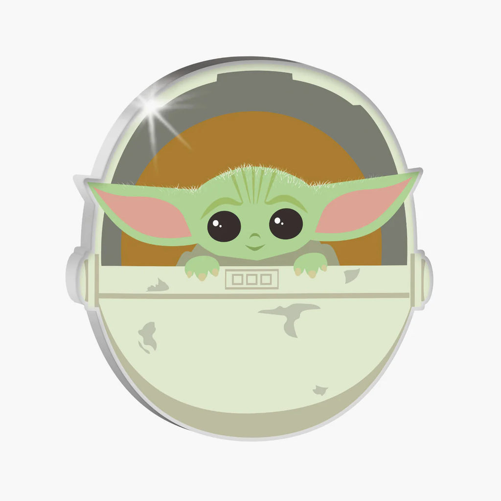 The Mandalorian - Baby Yoda Shaped Star Wars Commemorative