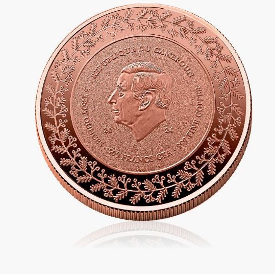 Santa Claus 2024 Colored 5oz Copper Coin