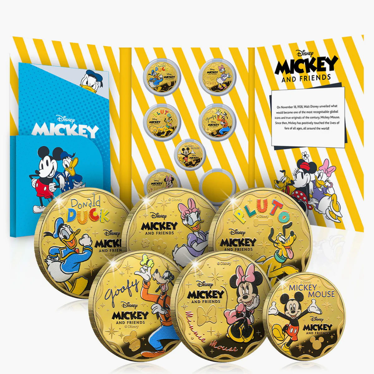 Mickey Mouse and Friends Forever Official 2025 Disney Coin Set
