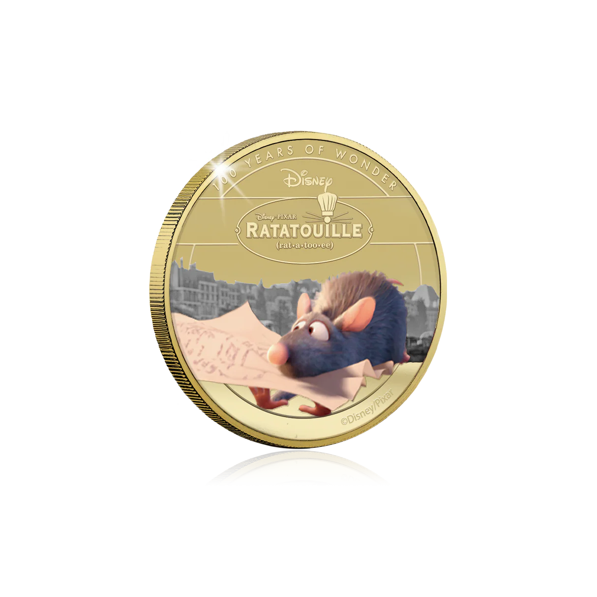 Ratatouille gold plated 44mm