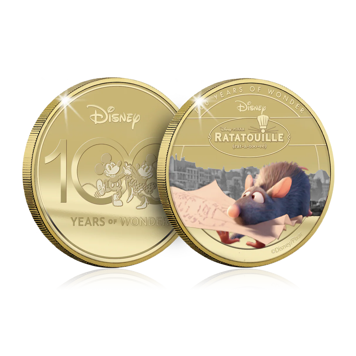 Ratatouille gold plated 44mm