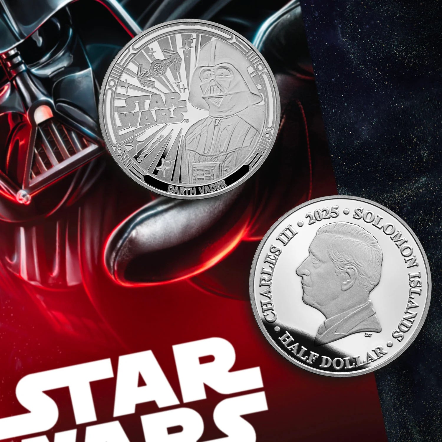 A Galaxy of Adventures Star Wars Complete 2025 Coin Set