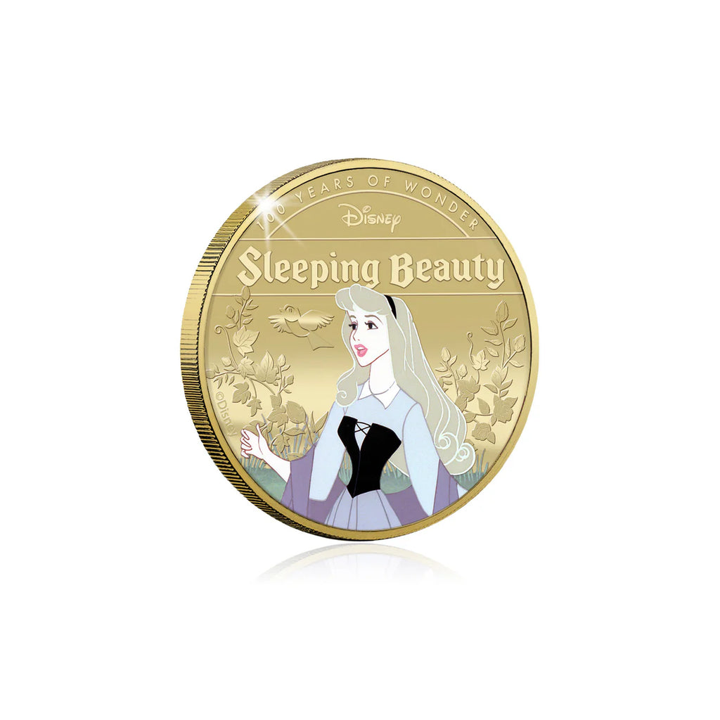 Sleeping beauty gold plated 44mm