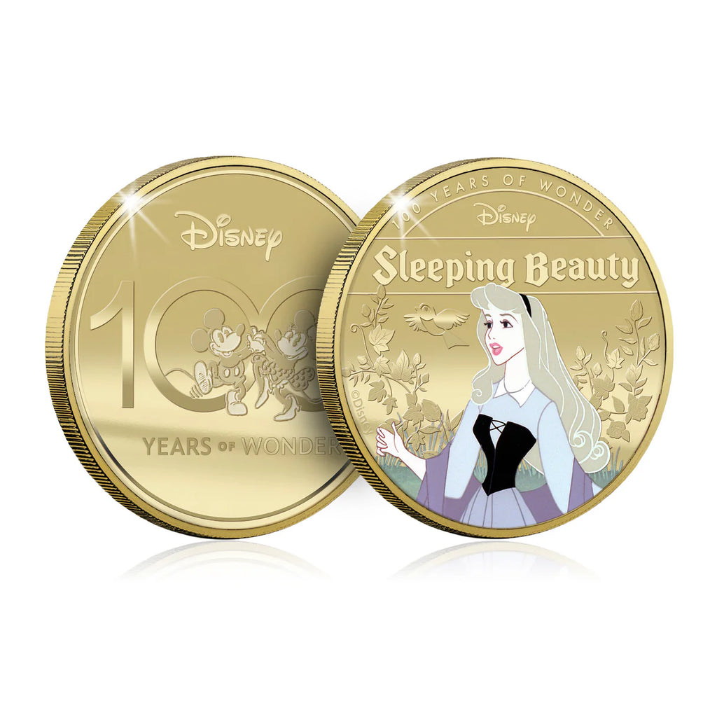 Sleeping beauty gold plated 44mm