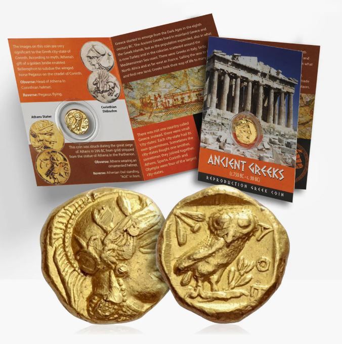 The Owl of Athena – Wisdom Cast in Gold