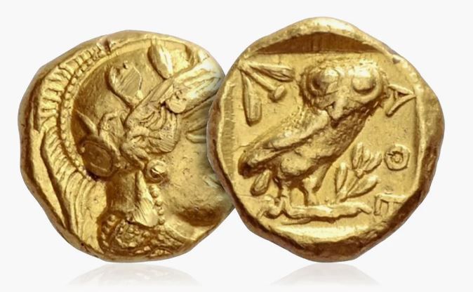 The Owl of Athena – Wisdom Cast in Gold