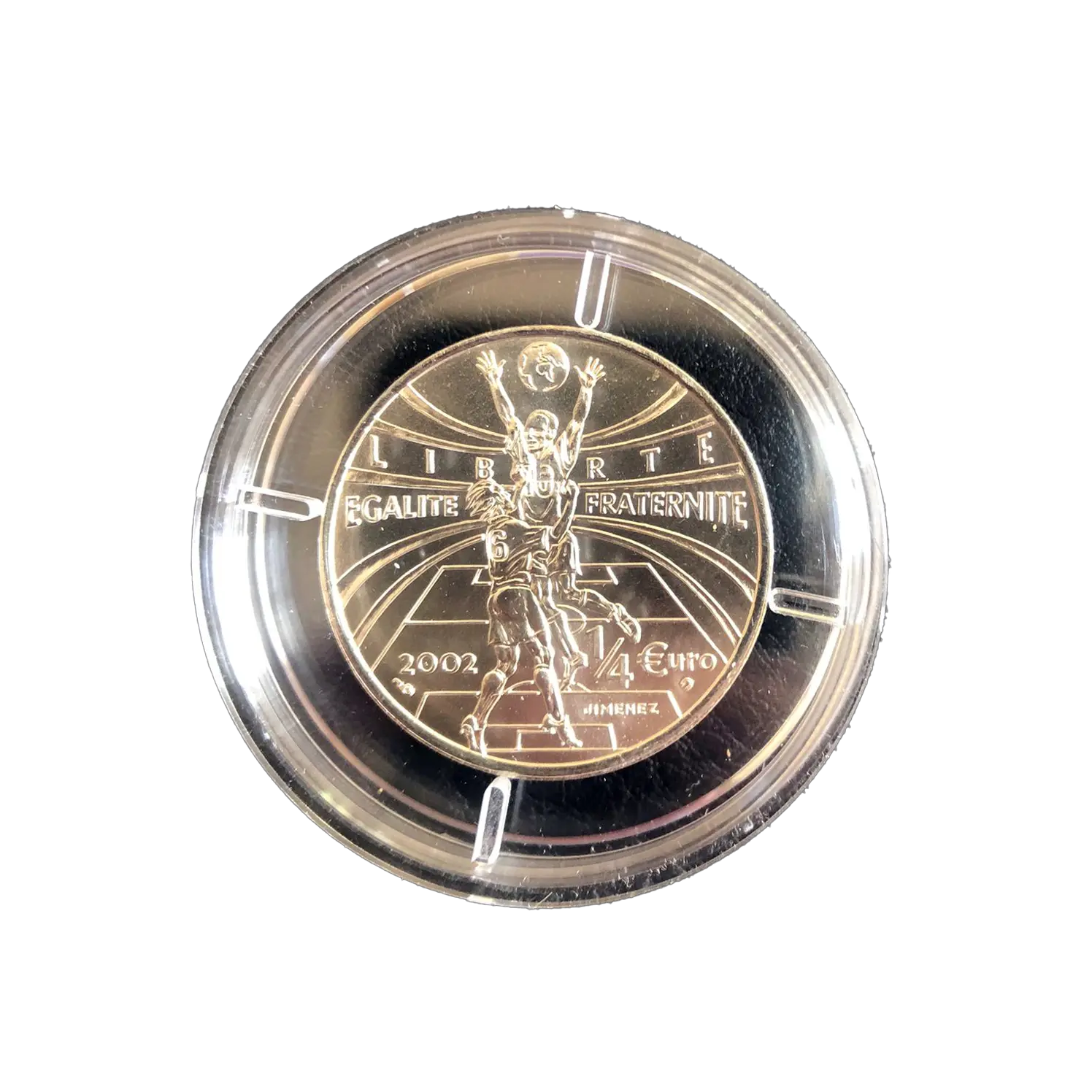 Allez la France — 1/4 Euro Argent 2002