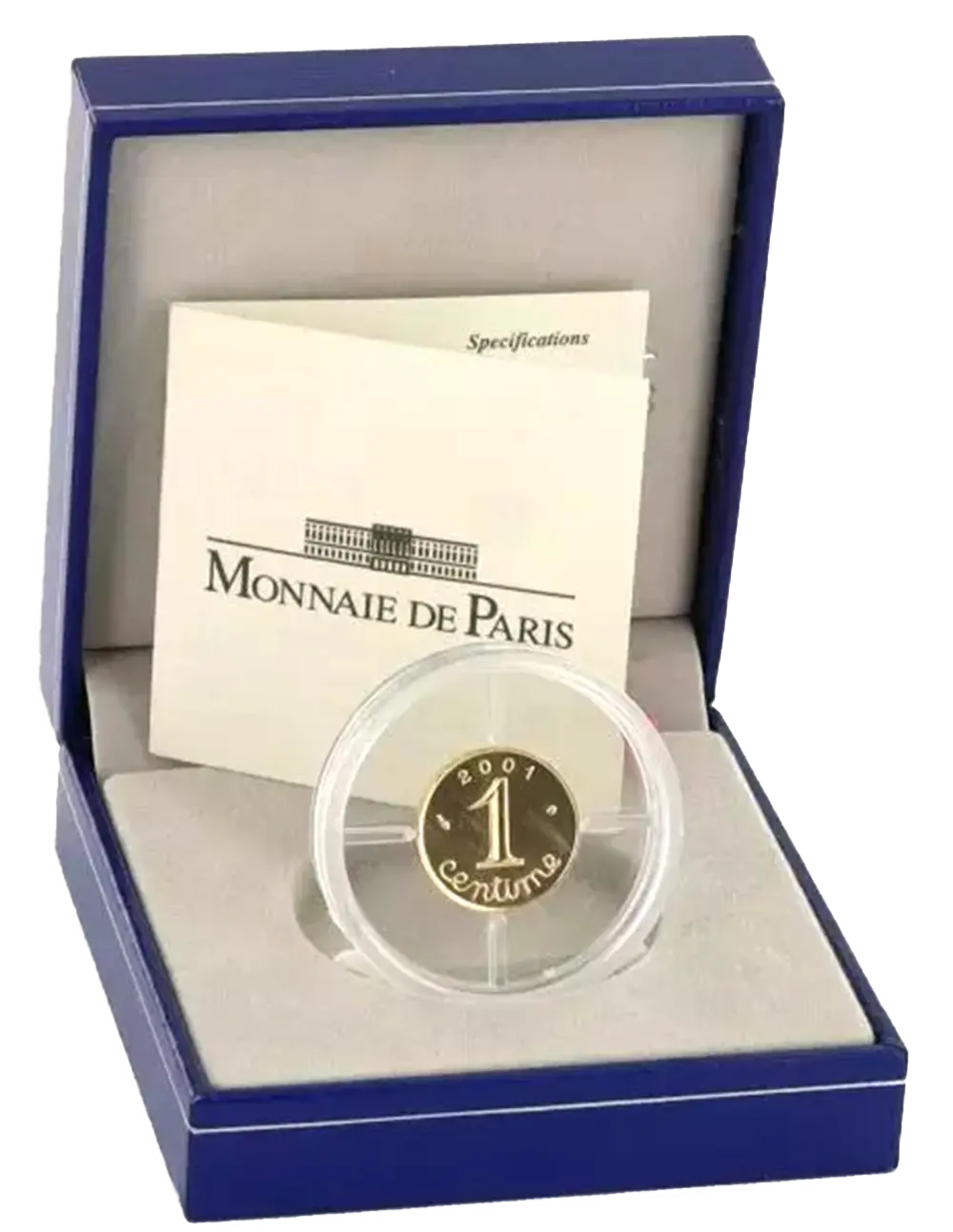 1 Centime Épi Gold  2001 — Monnaie de Paris