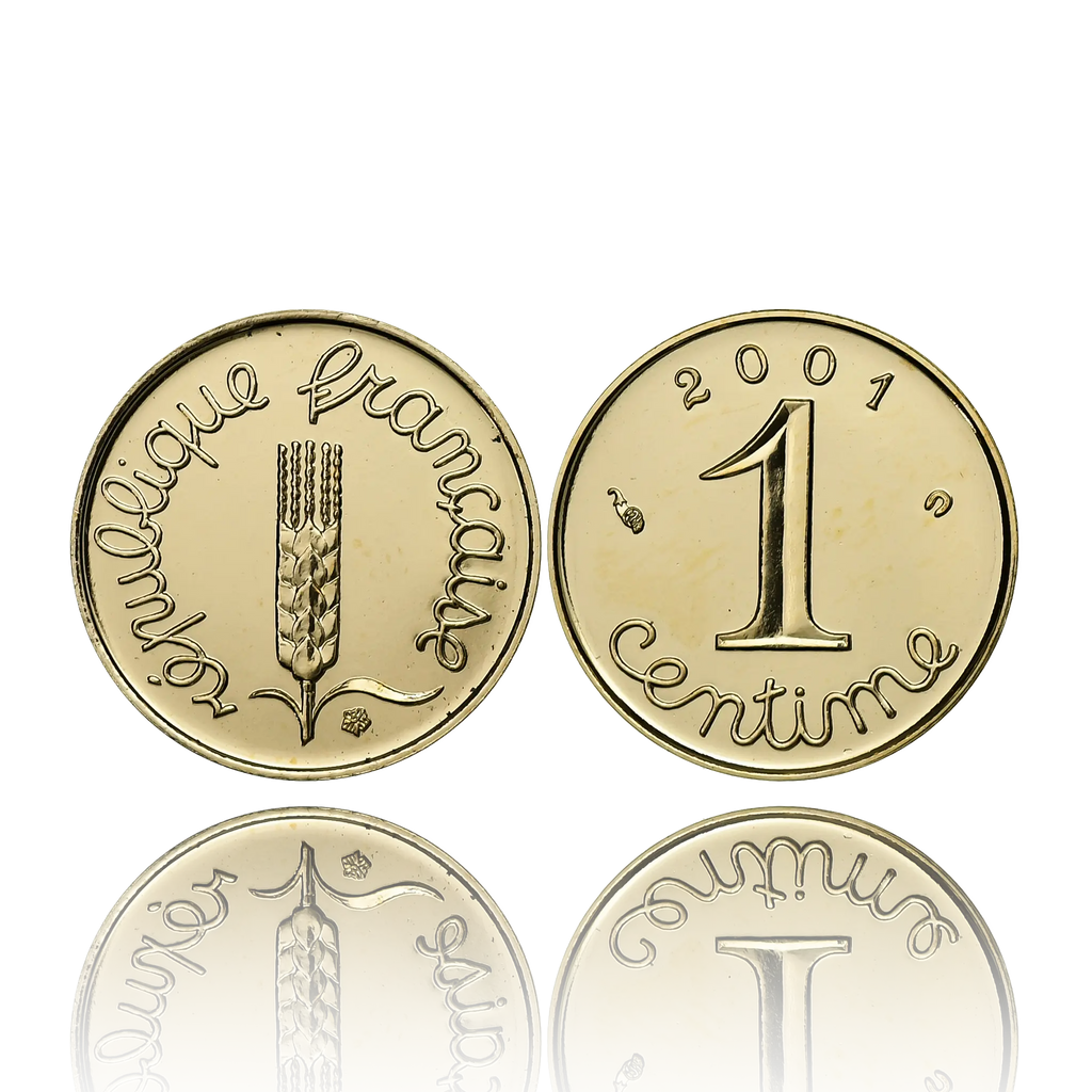 1 Centime Épi Gold  2001 — Monnaie de Paris