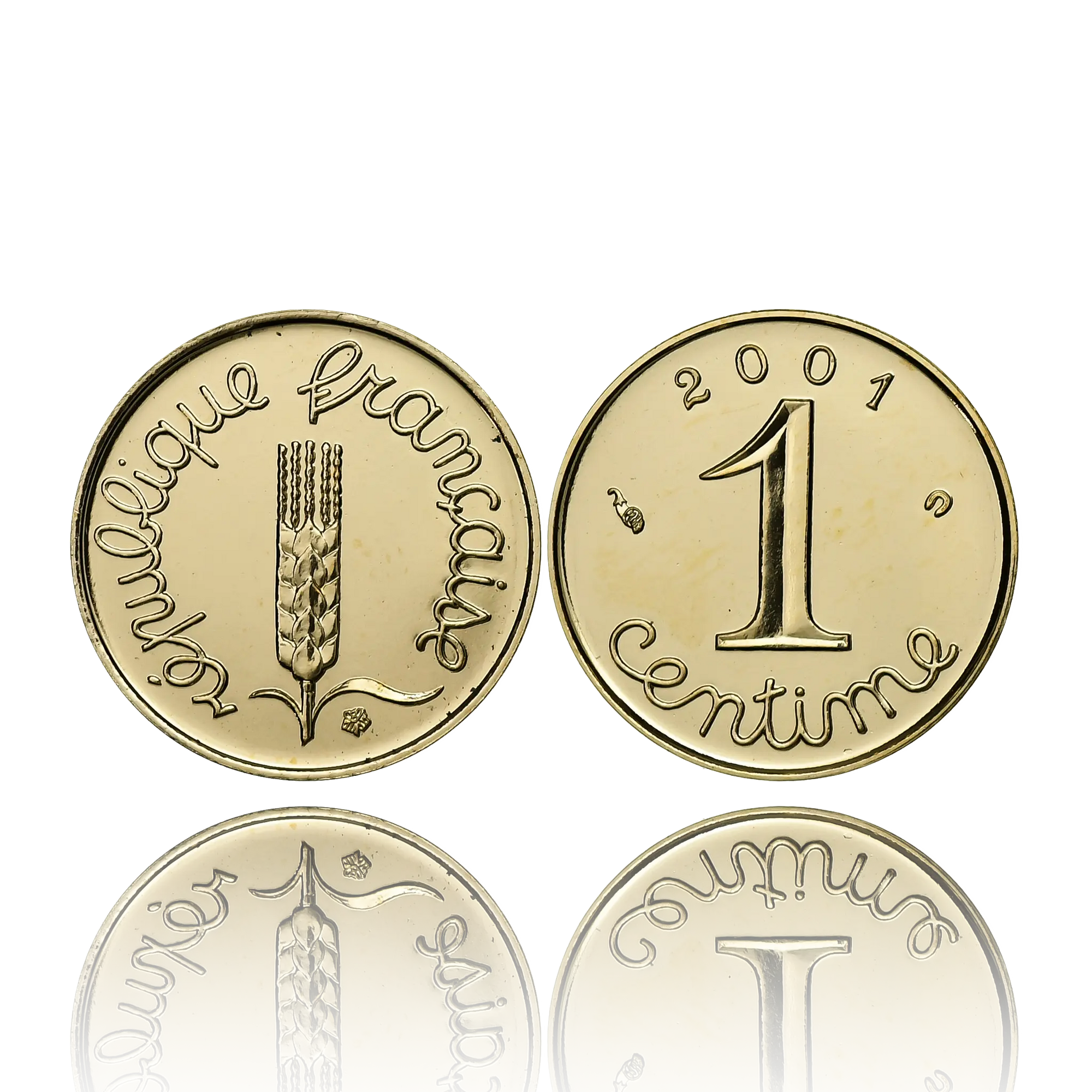 1 Centime Épi Gold  2001 — Monnaie de Paris