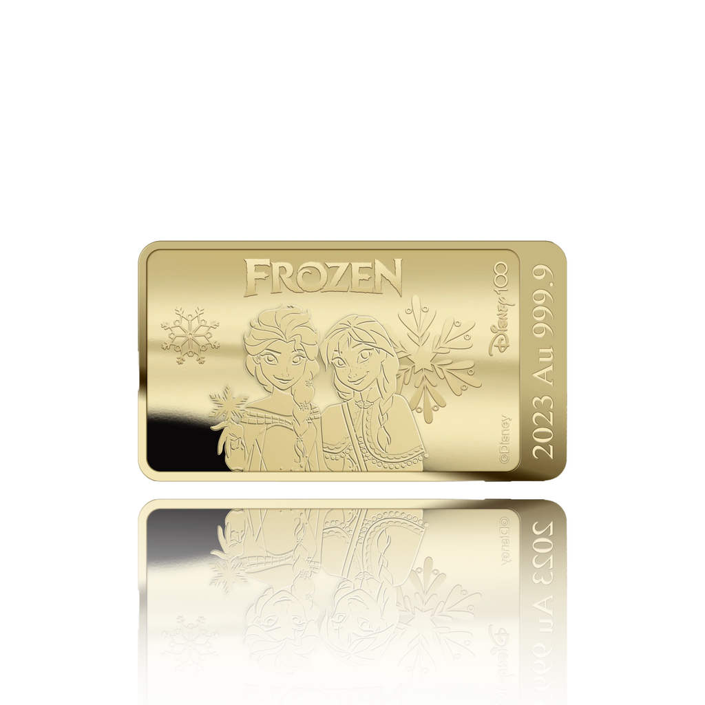 (sold out) Frozen Gold Bar – Disney 100 Years (1/100 oz)