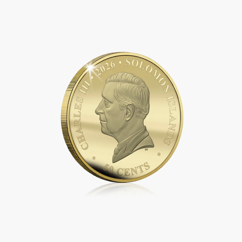 250 Years of American Independence 50mm Gold-Plated Coin Luxe Edition