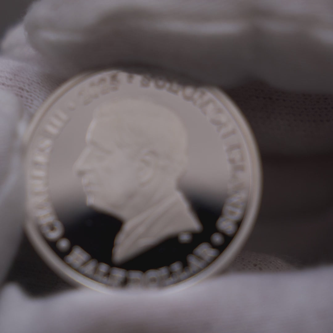 A Galaxy of Adventures Star Wars 2025 Silver Plated Coin