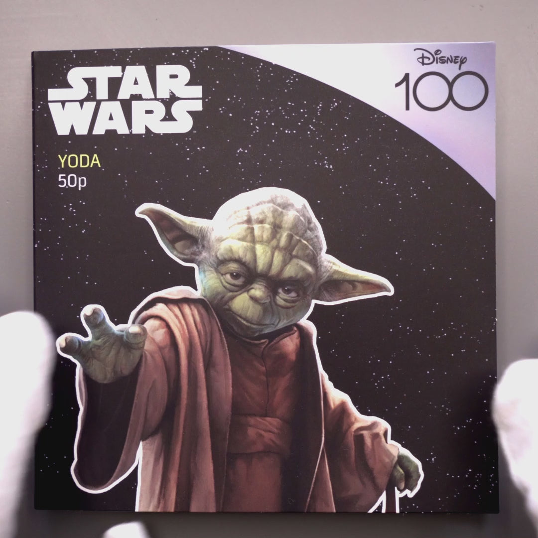 Star Wars Yoda  2 Colour Coin 50 pence