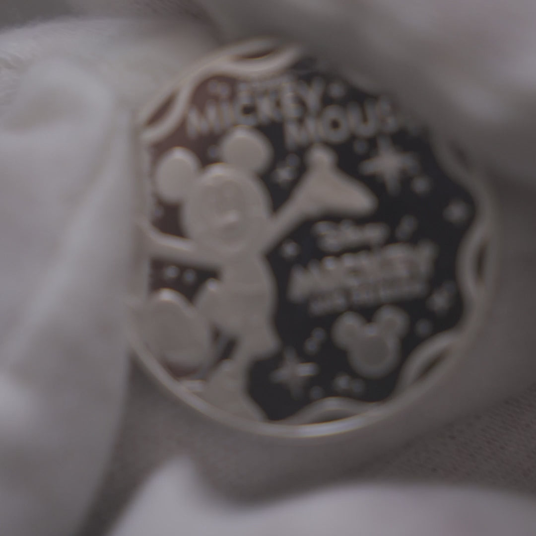 Mickey Mouse and Friends Forever Official 2025 Disney Silver Plated Coin