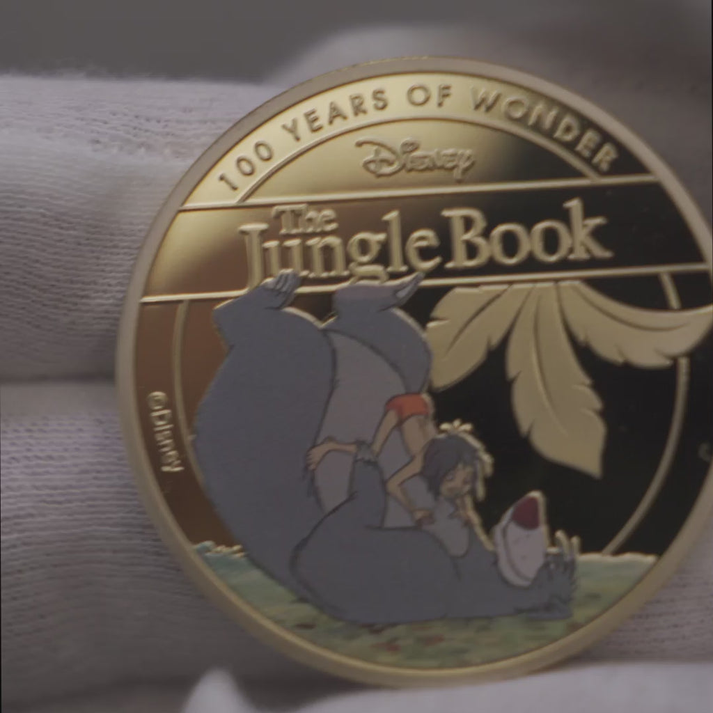 Jungle book gold plated 44mm