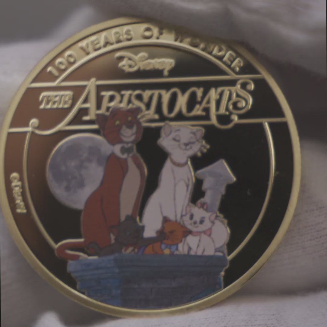 Aristocats gold plated 44mm