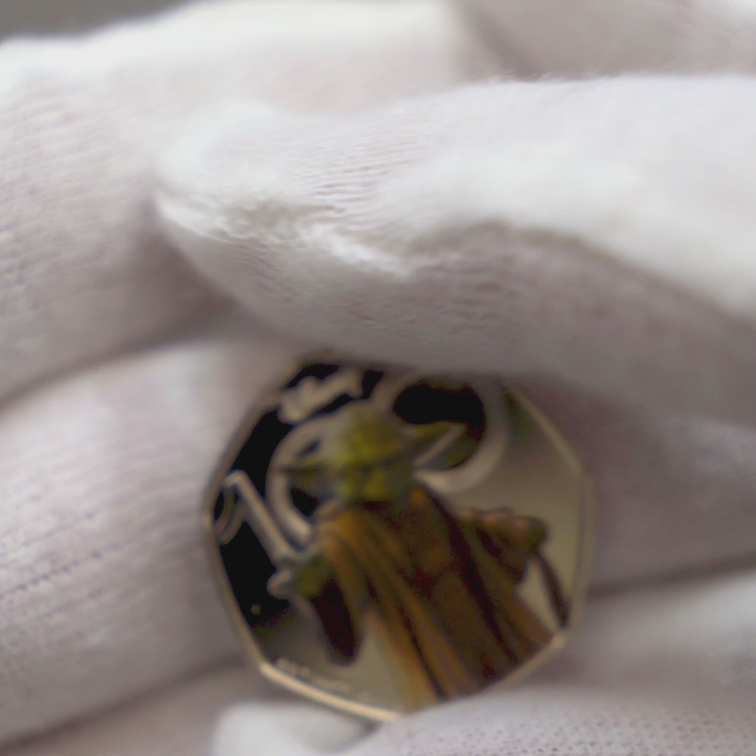 Star Wars Yoda  2 Colour Coin 50 pence