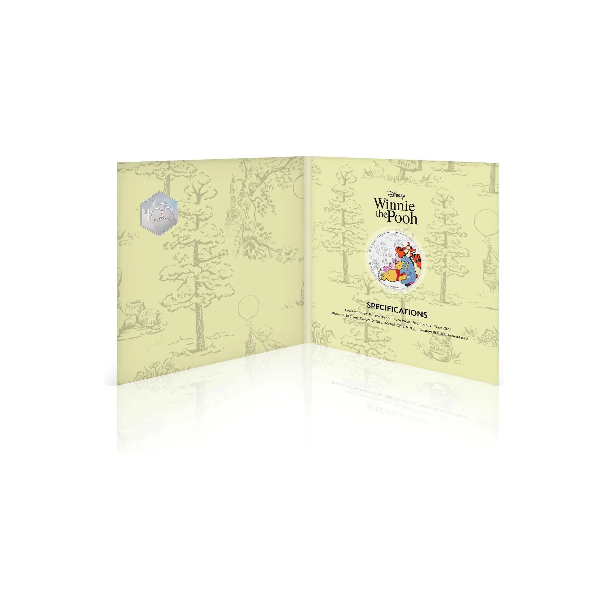 Winnie the pooh 5 pond 100 jaar Disney